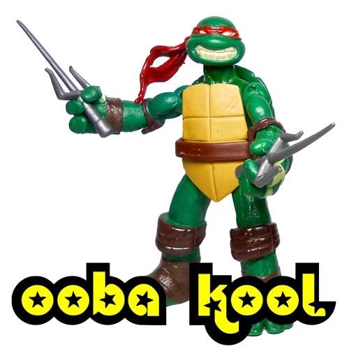 SUPER SALE!! - TEENAGE MUTANT NINJA TURTLES / RAPHAEL / 11cm OobaKool Action Figure