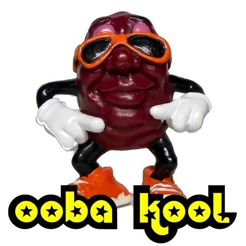 THE CALIFORNIA RAISINS / BEN INDASUN / Vintage OobaKool Figurine