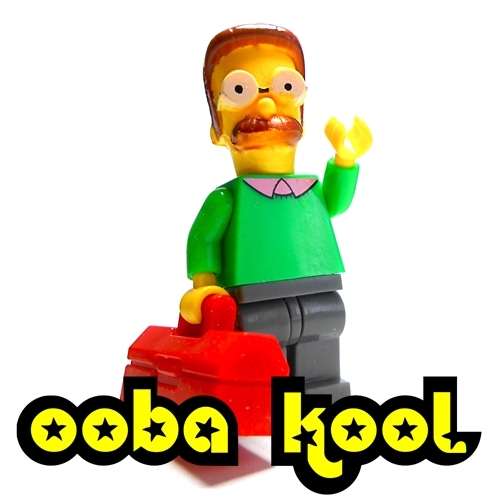 SUPER SALE!! - THE SIMPSONS / NED FLANDERS / OobaKool Minifigure
