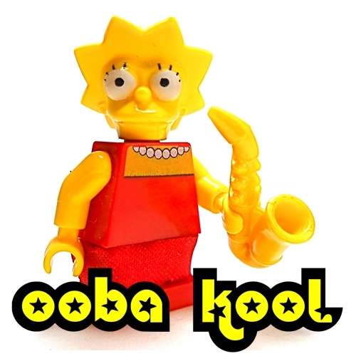 SUPER SALE!! - THE SIMPSONS / LISA SIMPSON / OobaKool Minifigure