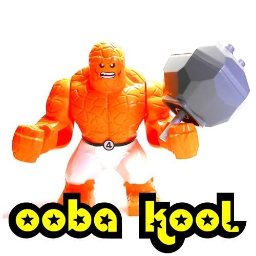 SUPER SALE!! - FANTASTIC 4 / THE THING / MEGA SIZE / OobaKool Minifigure