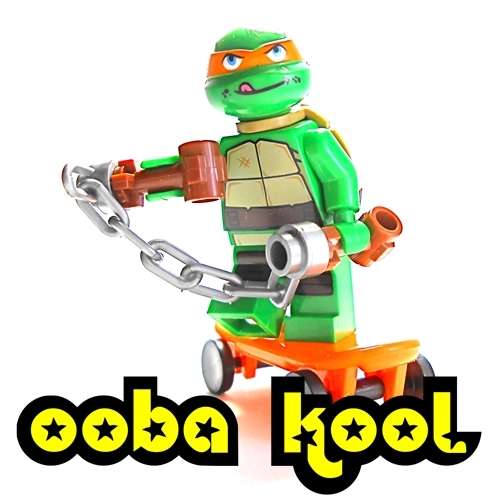 TEENAGE MUTANT NINJA TURTLES / MICHELANGELO / TMNT / OobaKool Minifigure