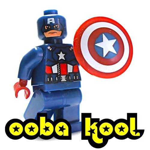 CAPTAIN AMERICA / OobaKool Minifigure