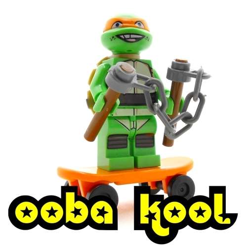 TEENAGE MUTANT NINJA TURTLES / MICHELANGELO / TMNT / OobaKool Minifigure