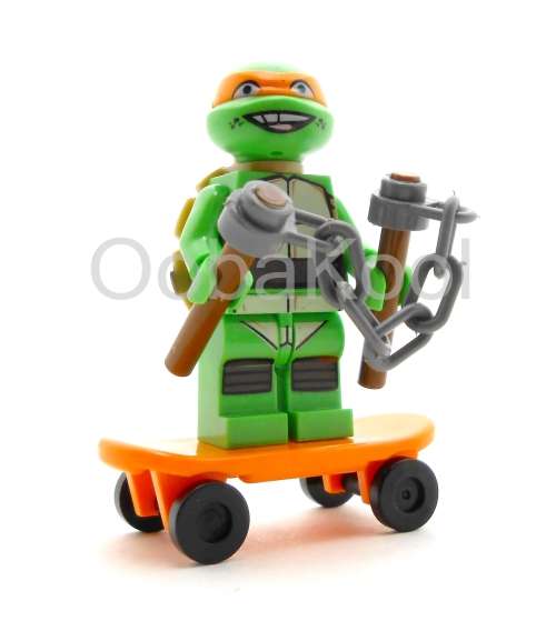 TEENAGE MUTANT NINJA TURTLES / MICHELANGELO / TMNT / OobaKool Minifigure