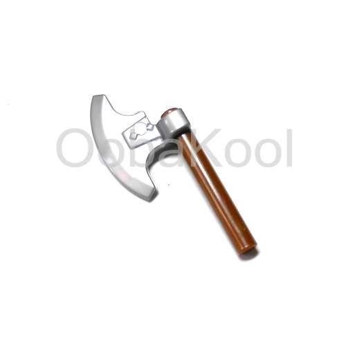 FIGURE WEAPONS / AXE / BROWN / OobaKool Minifigure Accessories