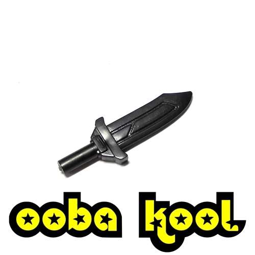 FIGURE WEAPONS / SWORD / BLACK / OobaKool Minifigure Accessories