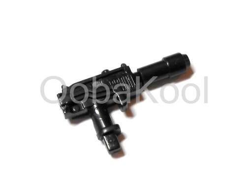 FIGURE WEAPONS / AUTOMATIC HAND GUN / BLACK / OobaKool Minifigure Accessories