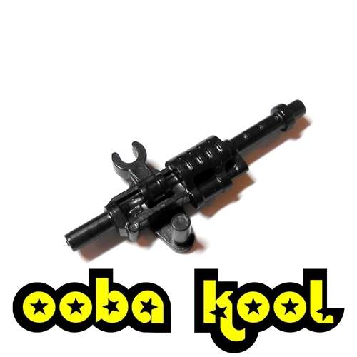 FIGURE WEAPONS / AUTOMATIC RIFLE / BLACK / OobaKool Minifigure Accessories