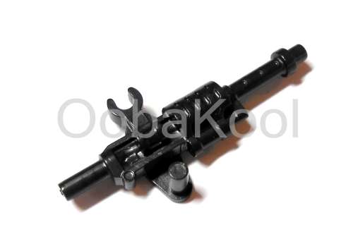 FIGURE WEAPONS / AUTOMATIC RIFLE / BLACK / OobaKool Minifigure Accessories