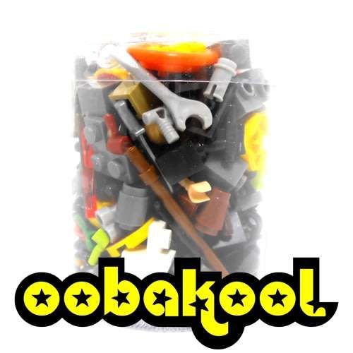 SUPER SALE!! - TUB O BRICK / SELECTION OF EXTRAS / OobaKool Minifigure