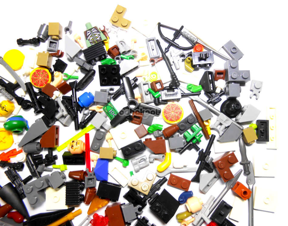 SUPER SALE!! - TUB O BRICK / SELECTION OF EXTRAS / OobaKool Minifigure
