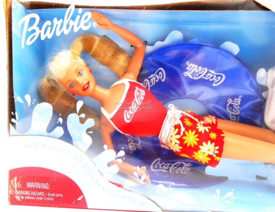 SALE!! - BARBIE / COCA-COLA SPLASH BARBIE / MATTEL 1999 RELEASE / NIB / OobaKool
