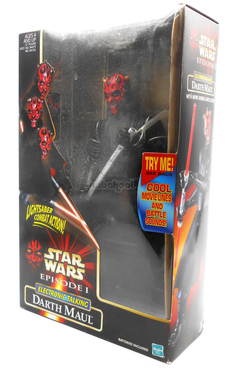 Star Wars / Darth Maul / Episode 1 Collection / 1999 Hasbro 12 Inch Electronic Figure / NIB