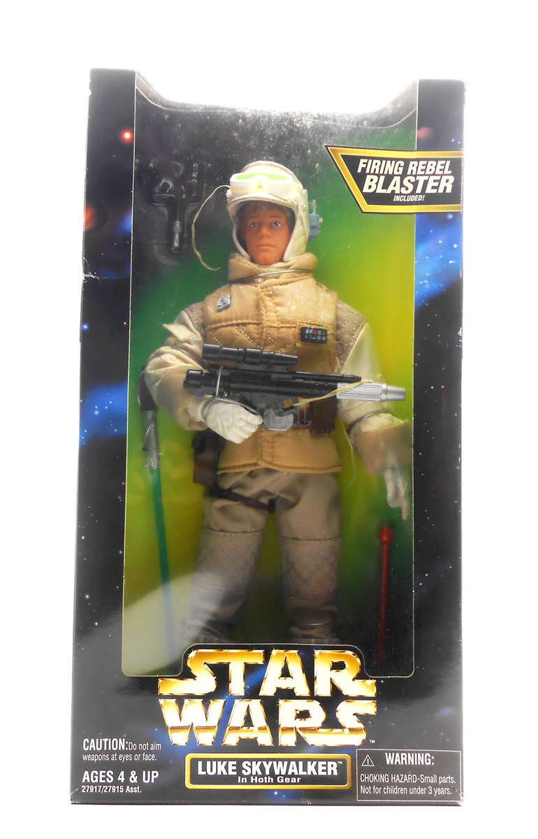 Star Wars / Luke Skywalker in Hoth Gear / Action Collection / 1997 Kenner 12" Poseable Figure / NIB