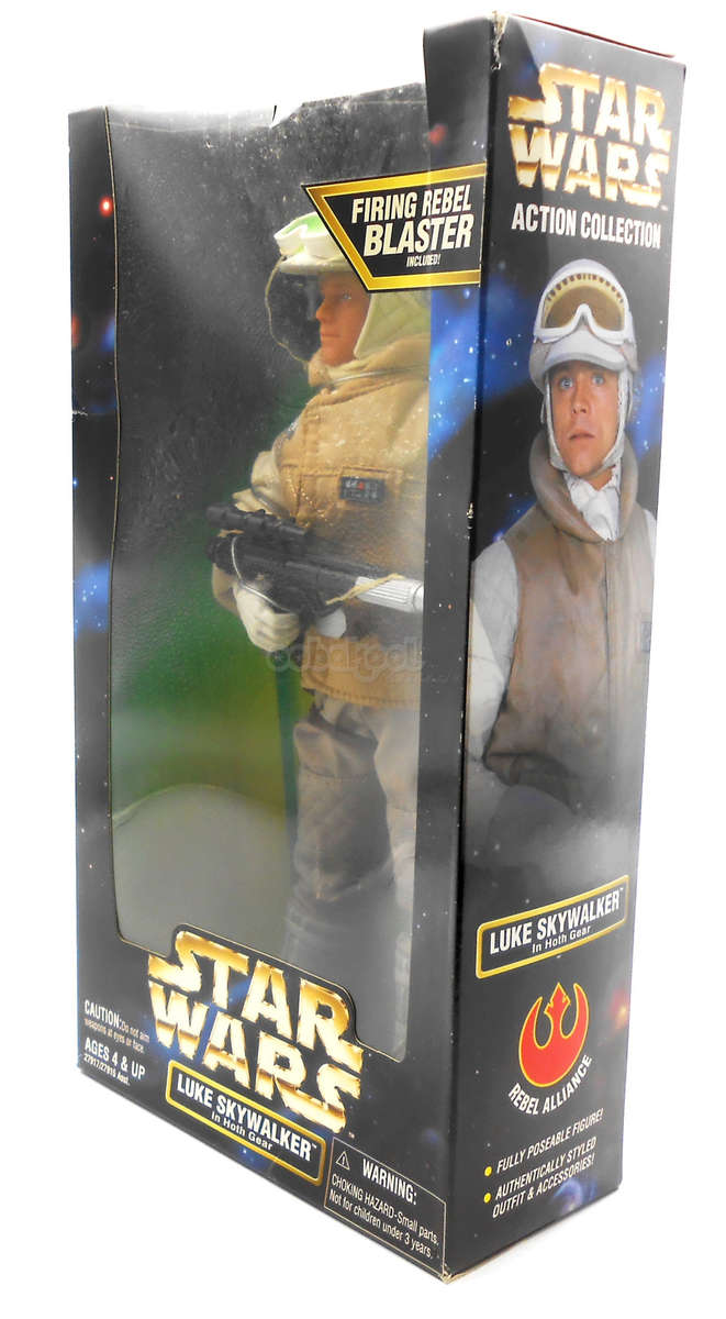 Star Wars / Luke Skywalker in Hoth Gear / Action Collection / 1997 Kenner 12" Poseable Figure / NIB