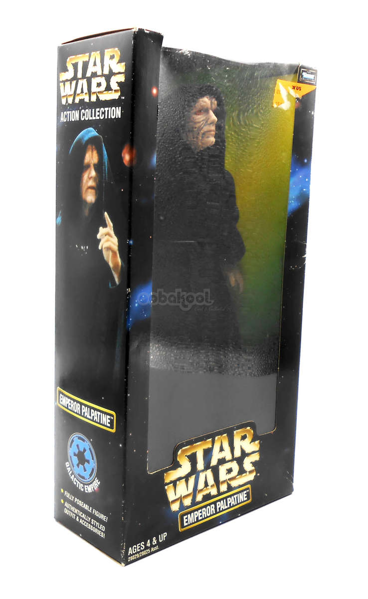 Star Wars / Emperor Palpatine / Action Collection / 1998 Kenner 12 Inch Poseable Figure / NIB