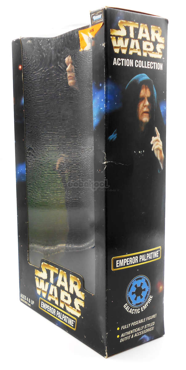 Star Wars / Emperor Palpatine / Action Collection / 1998 Kenner 12 Inch Poseable Figure / NIB