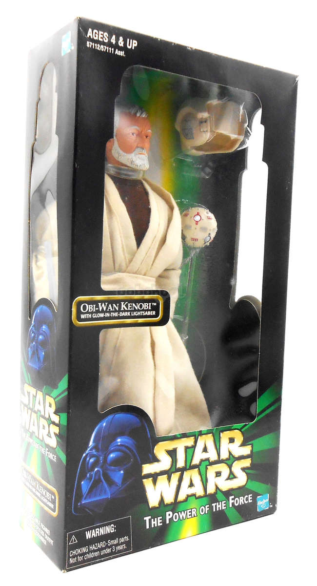 Star Wars / Obi-Wan Kenobi / 1998 Hasbro 12 Inch Figure / Episode 1 Collection / NIB