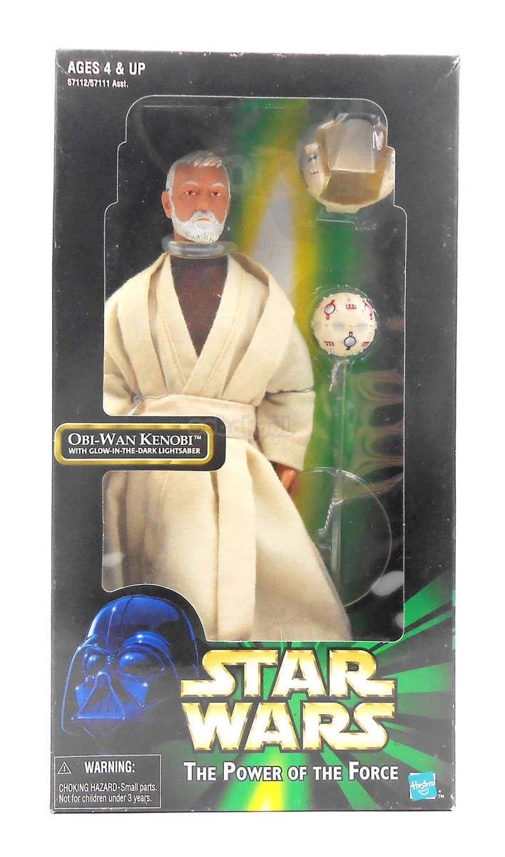 Star Wars / Obi-Wan Kenobi / 1998 Hasbro 12 Inch Figure / Episode 1 Collection / NIB