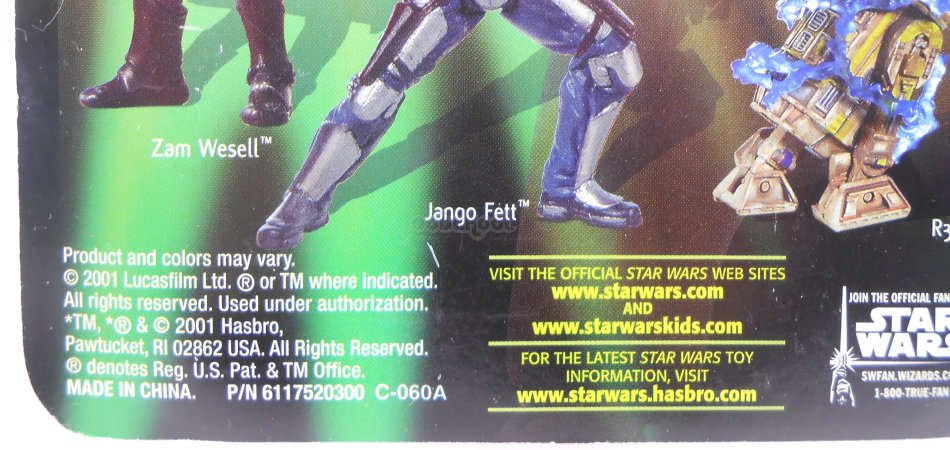 Star Wars / Clone Trooper / Attack of the Clones Collection / 2001 Hasbro 3.75" Action Figure / MOC