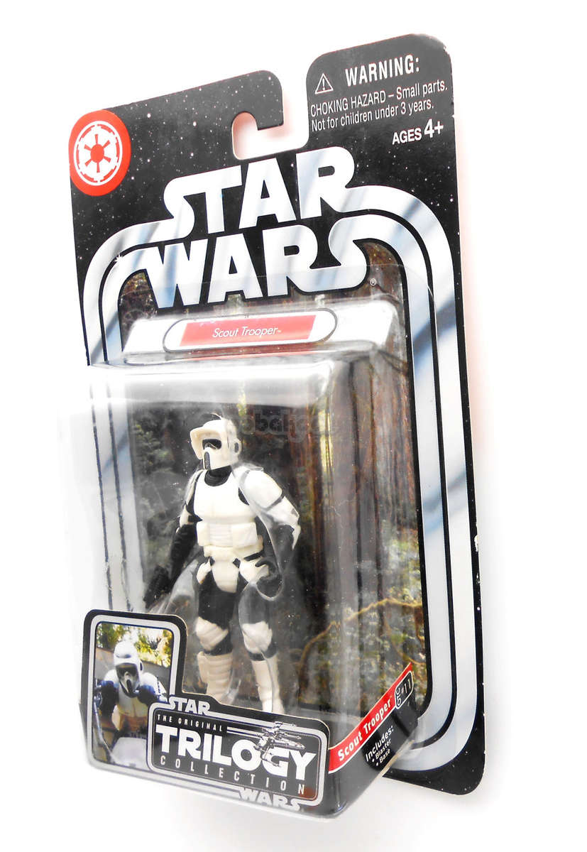 Star Wars / Scout Trooper / Original Trilogy Collection / 2004 Hasbro 3.75 Inch Action Figure / MOC
