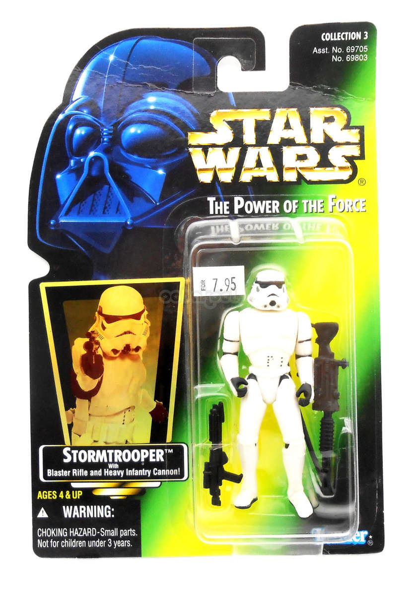 Star Wars / Stormtrooper / POTF Collection / 1997 Kenner 3.75 Inch Action Figure / MOC