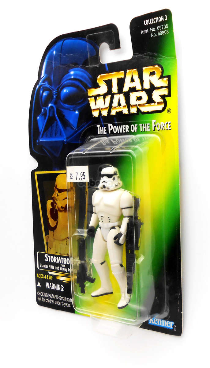 Star Wars / Stormtrooper / POTF Collection / 1997 Kenner 3.75 Inch Action Figure / MOC