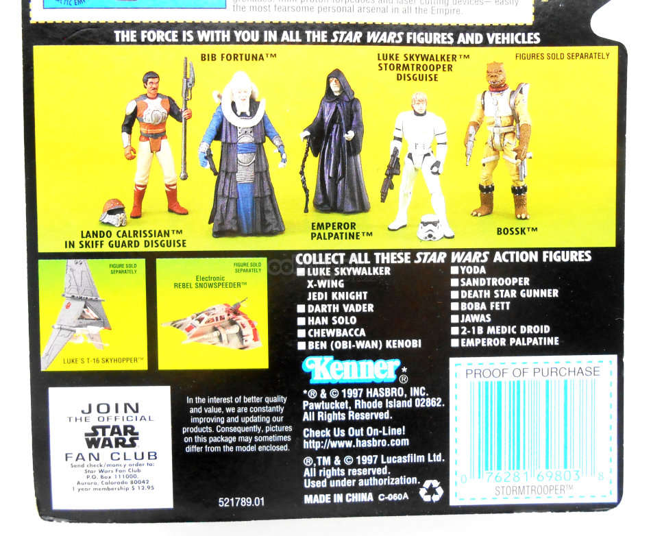 Star Wars / Stormtrooper / POTF Collection / 1997 Kenner 3.75 Inch Action Figure / MOC