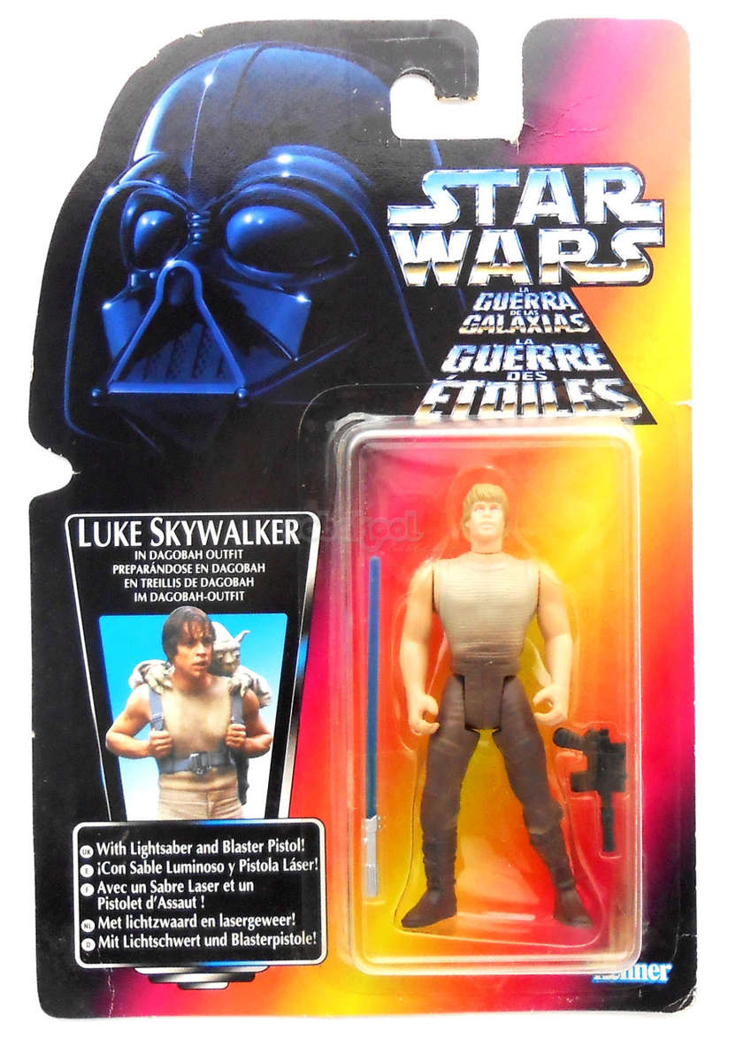 Star Wars / Luke Skywalker in Dagobah Outfit / POTF / 1996 Kenner 3.75" Figure / MOC