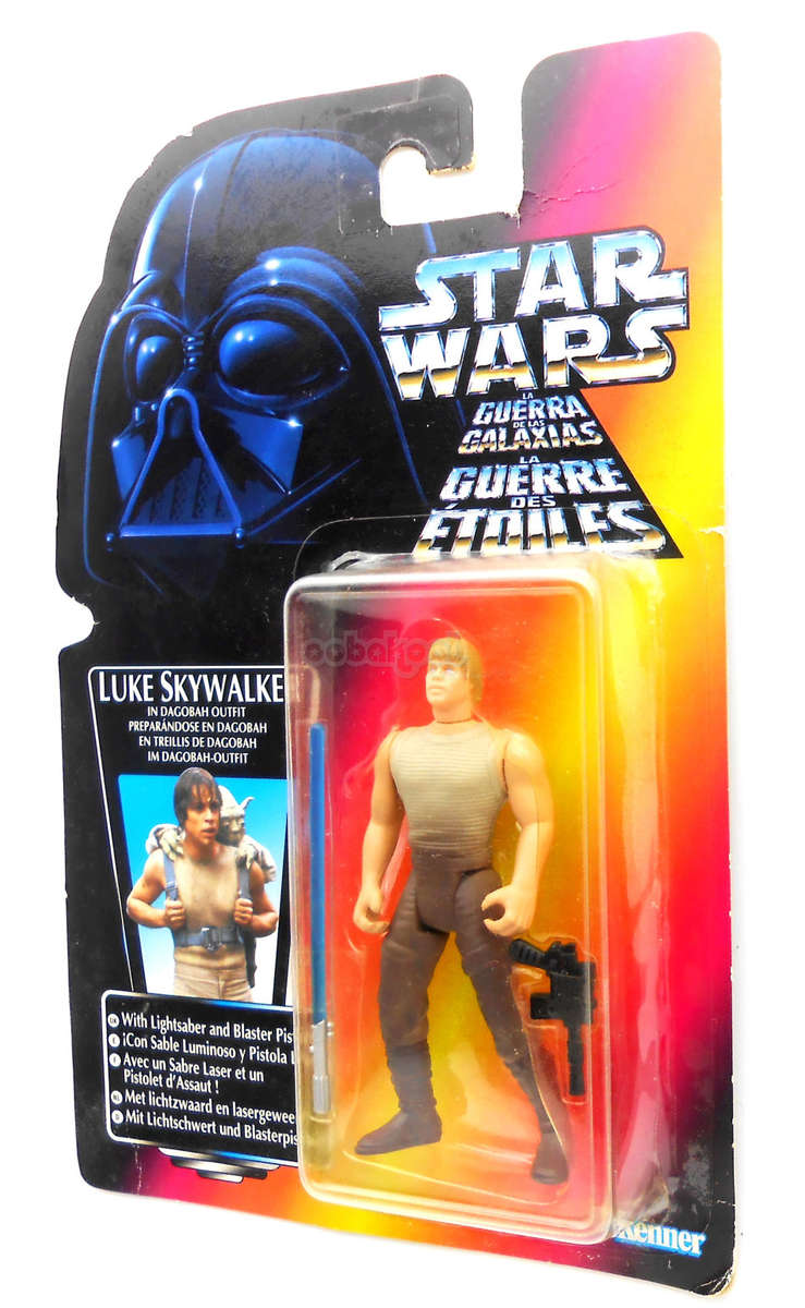 Star Wars / Luke Skywalker in Dagobah Outfit / POTF / 1996 Kenner 3.75" Figure / MOC