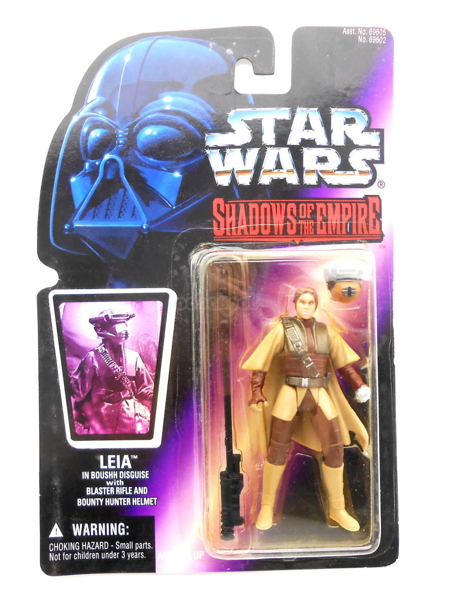 Star Wars / Leia in Boushh Disguise / Shadows of the Empire / 1996 Kenner 3.75" Action Figure / MOC