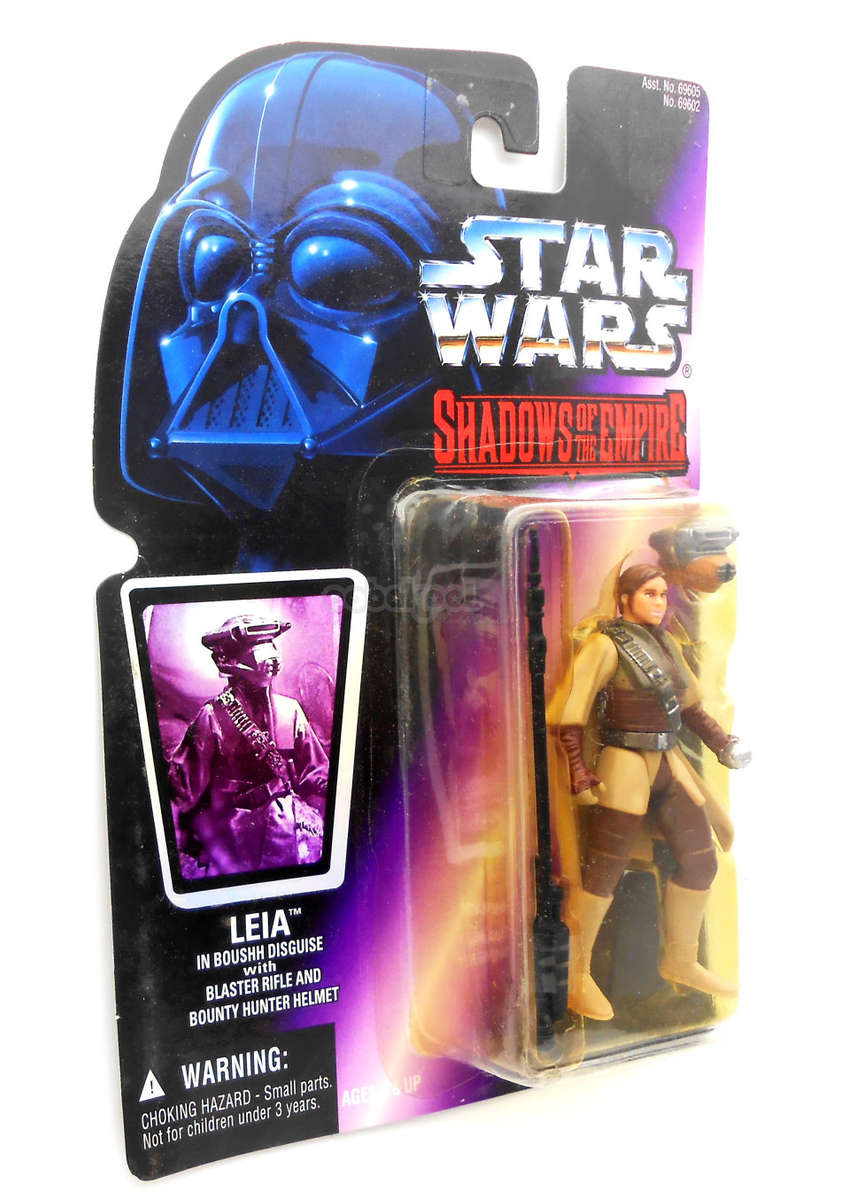 Star Wars / Leia in Boushh Disguise / Shadows of the Empire / 1996 Kenner 3.75" Action Figure / MOC