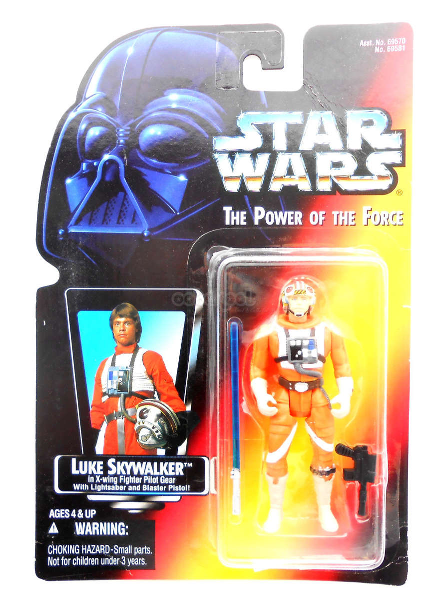 Star Wars / Luke Skywalker X-Wing Pilot / POTF / 1995 Kenner 3.75 Inch Action Figure / MOC