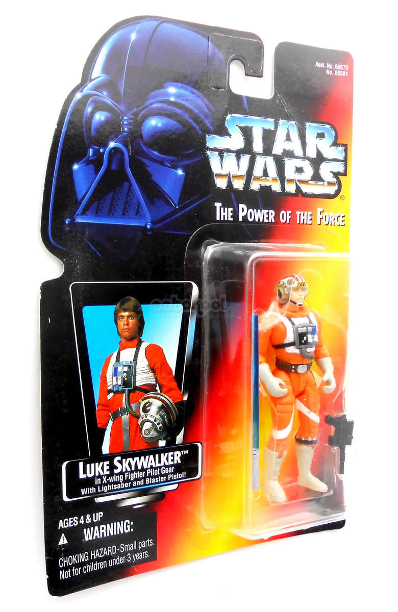 Star Wars / Luke Skywalker X-Wing Pilot / POTF / 1995 Kenner 3.75 Inch Action Figure / MOC