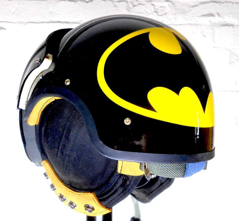 BATMAN HELMET WITH RETRACTABLE VISOR / STOCK CLEARANCE!!!!