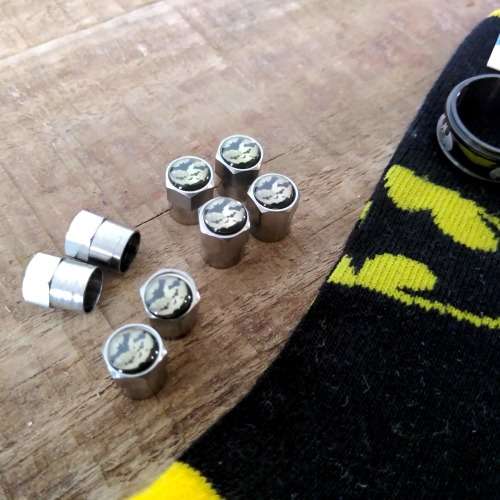 CLEARANCE COLLECTION | Ankle Socks + Pendant Necklace + 3 x Rings + 2 Sets Valve Cap Cover | Fan Set