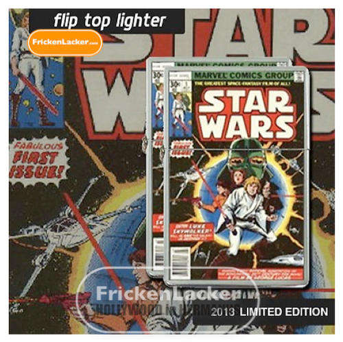 STAR WARS / Retro Marvel Comic Art / Zippo Style FrickenLacker Lighter & Gift Box / FREE SHIPPING