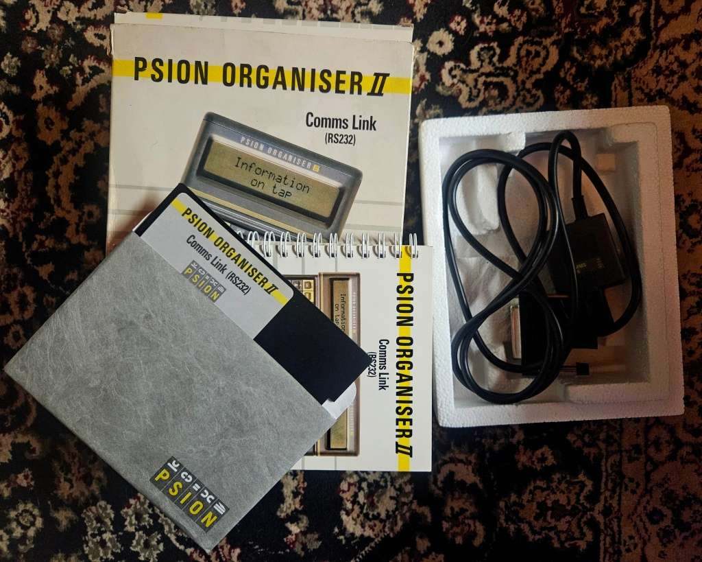 Vintage 1986 Psion Organizer II 32K & Extras.
