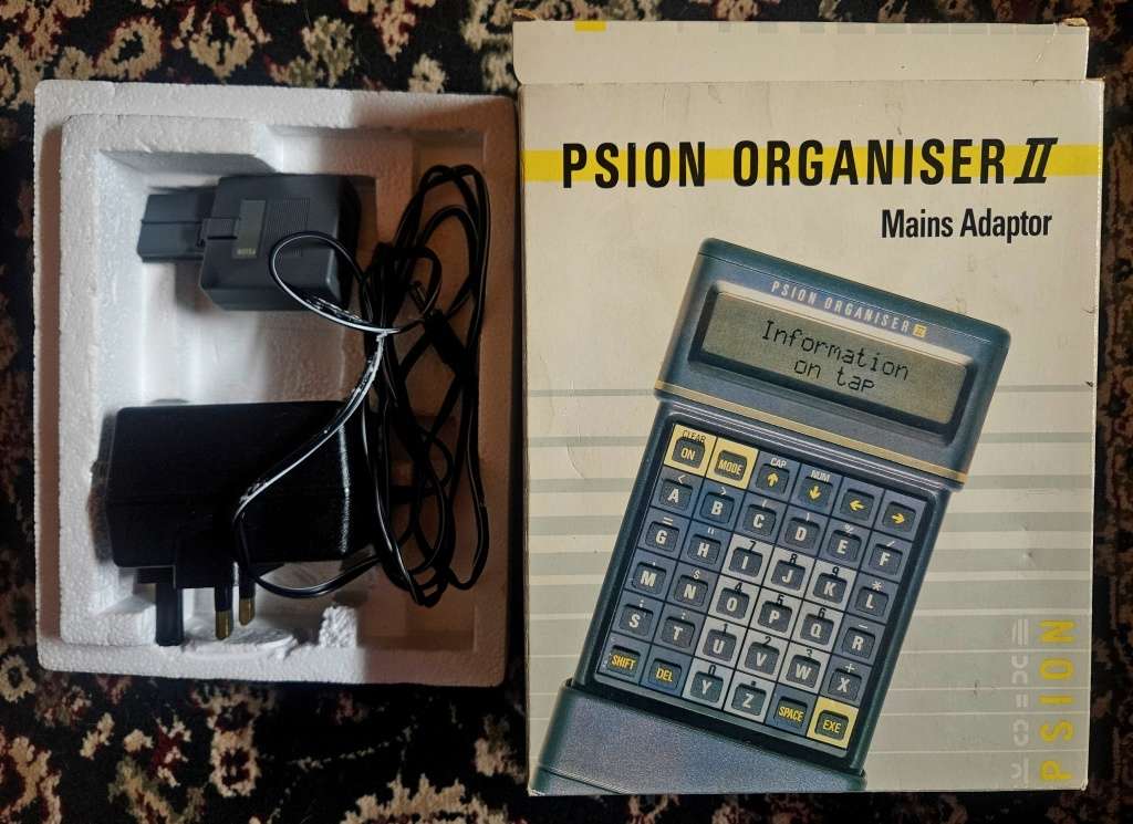 Vintage 1986 Psion Organizer II 32K & Extras.