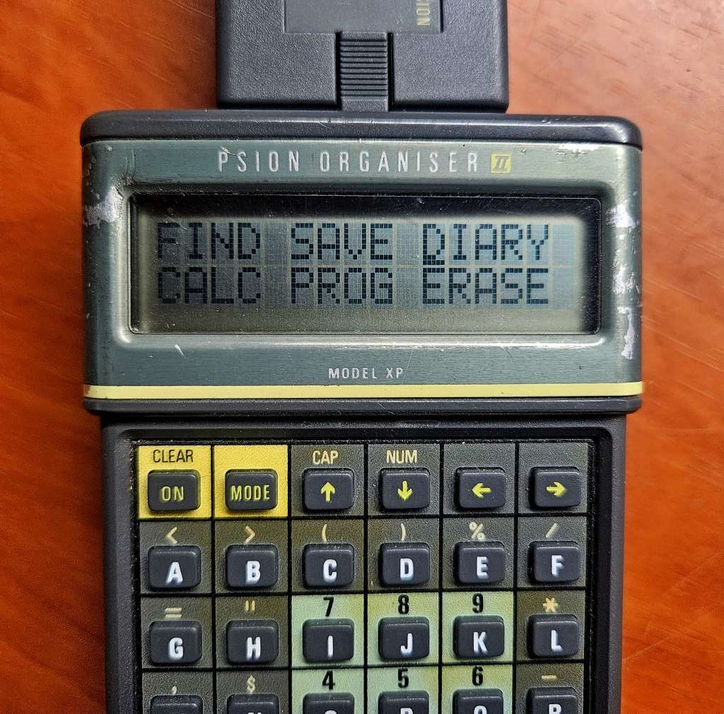 Vintage 1986 Psion Organizer II 32K & Extras.