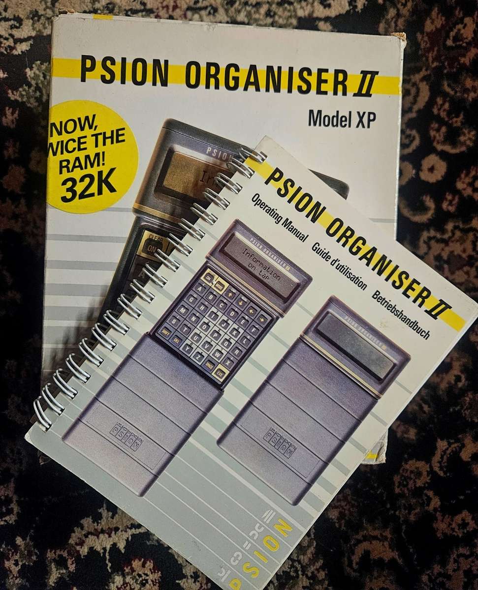 Vintage 1986 Psion Organizer II 32K & Extras.