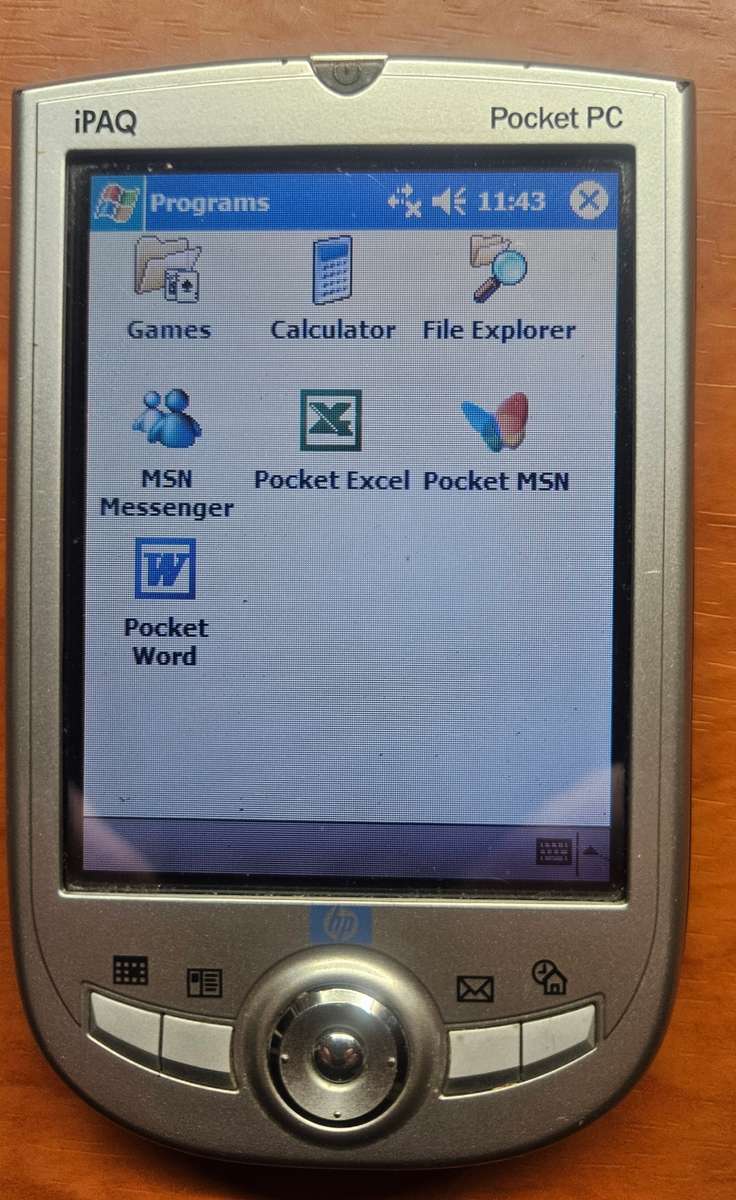 Vintage HP iPAQ h1930 Windows CE PDA (2003)