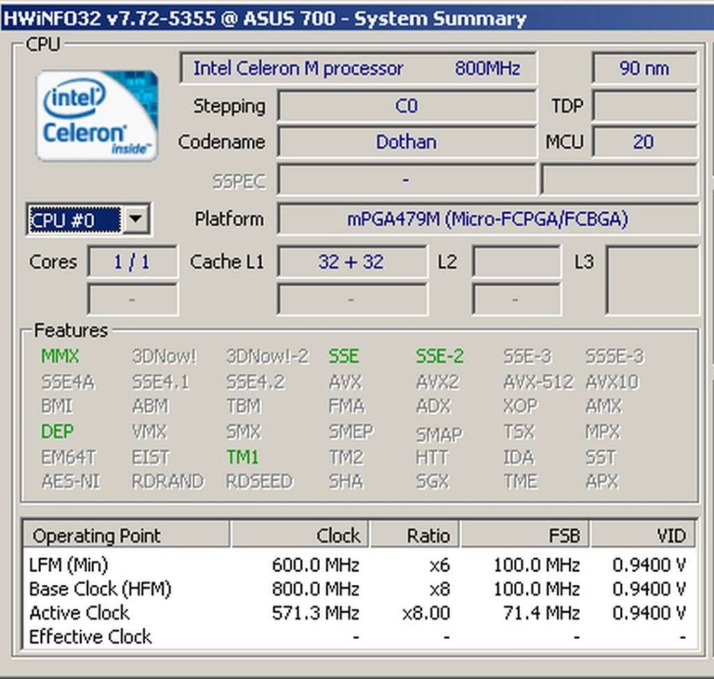 Asus Eee-PC DOS Gaming Netbook Please read Details below.