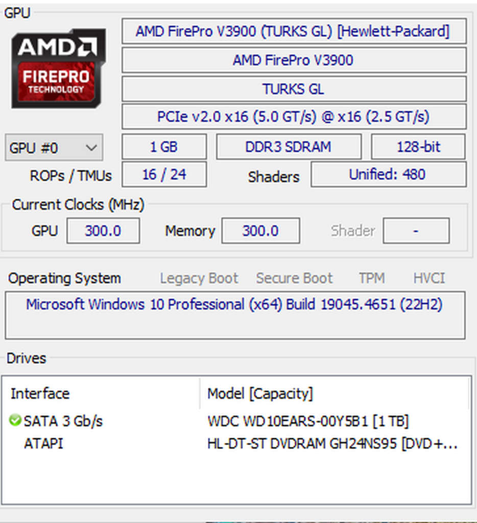 Quad Core Windows 10 Desktop PC -4Gb-1Tb-AMD V3900