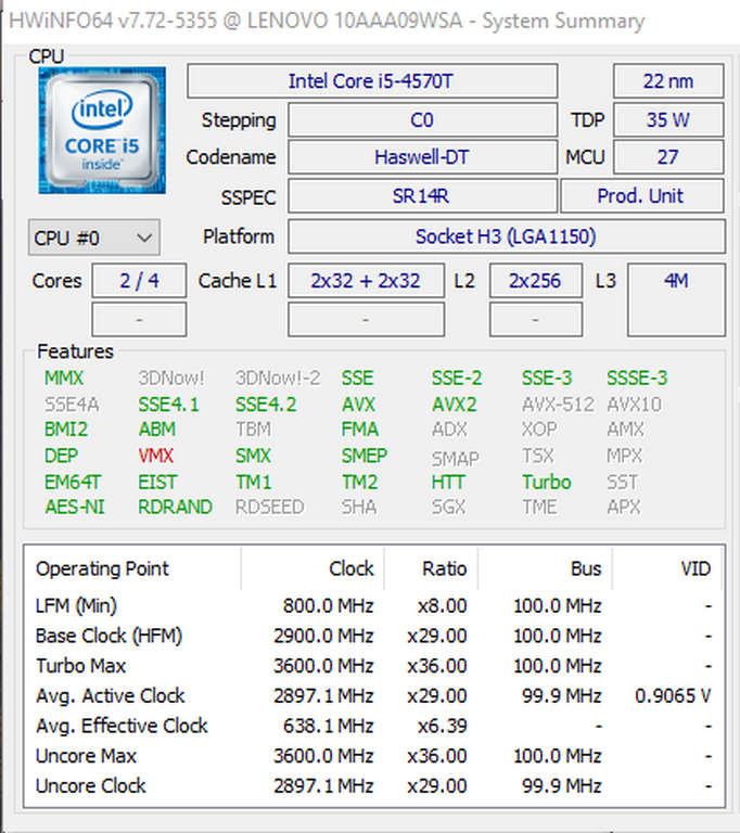 Lenovo ThinkCentre M93p Mini PC i5-3rd Gen 8gb Ram 240gb SSD. Very clean unit.