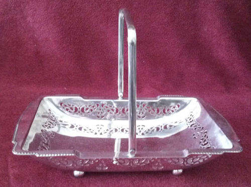 SILVER PLATED RECTANGULAR HOLDER