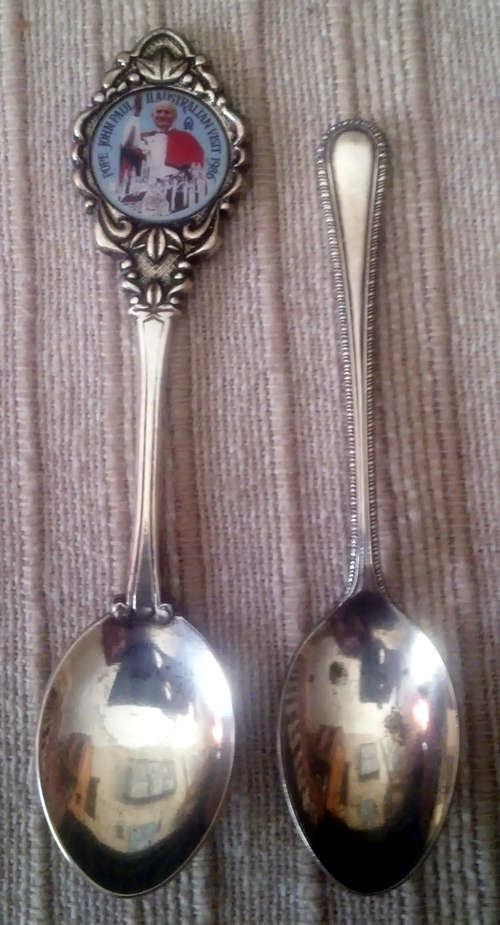 TWO COLLECTOR'S SPOONS