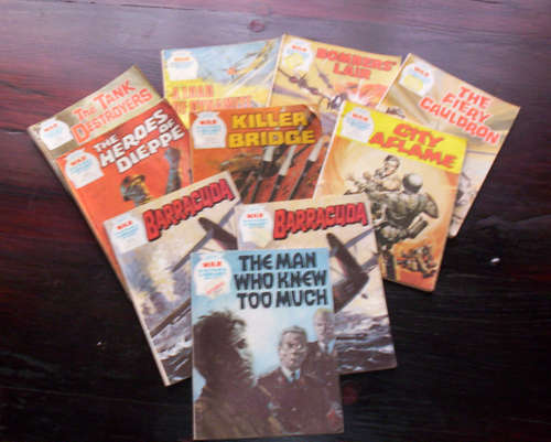 VINTAGE WAR PICTURE LIBRARY COMICS (set of 10) - 148x210mm