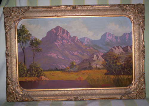 ORIGINAL G CRONJE OIL ON BOARD PAINTING (selling for a late estate) - 65x45cm